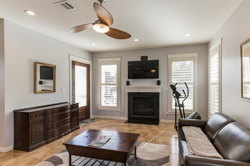 Elliptical downstairs