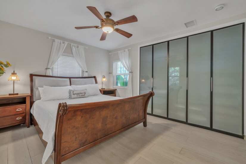 King Bed Master Nest w wall closets