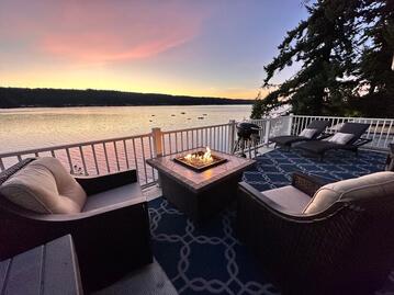 Enjoy the sunsets on your own private patio