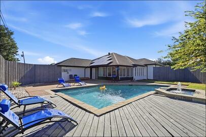 Backyard & Pool View