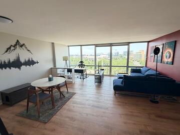Floor to ceiling windows