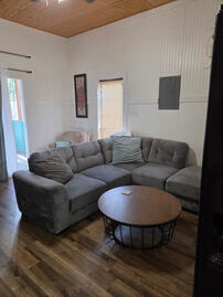 Relax your comfy sectional in front of the fl