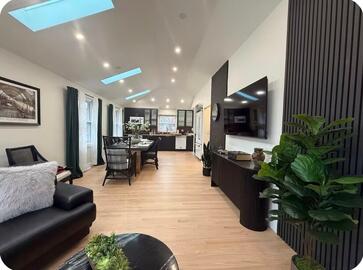 as you walk in