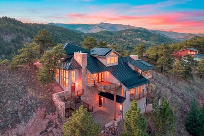 Beautiful home on top of the mountain.