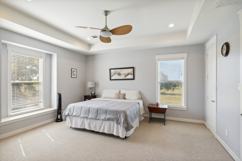 Master bedroom upstairs king