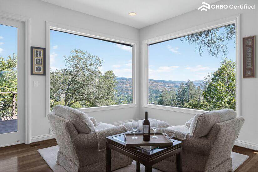 Beautiful views of Napa Valley